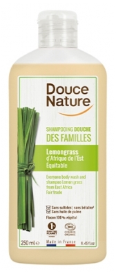 Douce Nature Koko perheen sitruunaruoho-suihkushampoo Douce Nature 250ml