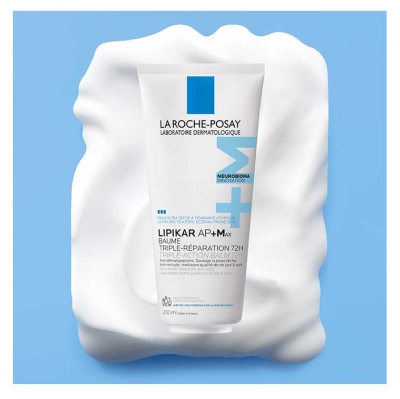 Balsam cu Triplă Reparare 72H La Roche-Posay Lipikar AP+ Max 200 ml