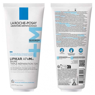 La Roche-Posay Lipikar AP+ Max Balsamo Tripla Riparazione 72H 200 ml