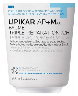 La Roche-Posay Lipikar AP+ Max Balsamo Tripla Riparazione 72H 200 ml