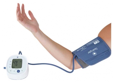 Spengler-Holtex Misuratore Elettronico di Pressione da Braccio Superiore Neotens con Bracciale