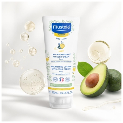 Mustela Lait Nourrissant au Cold Cream à la Cire d'Abeille 200 ml