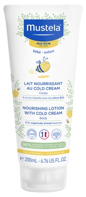 Mustela Leche Nutritiva con Cold Cream con Cera de Abeja 200 ml