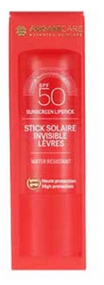 Arganicare nematomas lūpų apsaugos nuo saulės pieštukas SPF50 4 g