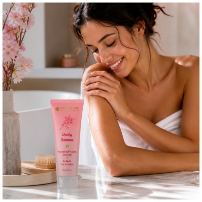 Arganicare Gel za prhanje Cvet češnje 250 ml
