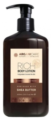 Arganicare Rig Body Lotion Sheasmør 400 ml