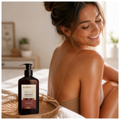 Arganicare Rich Body Lotion med Jojobaolie 400 ml