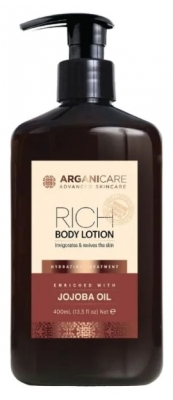 Arganicare Rich Body Lotion med Jojobaolie 400 ml