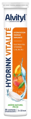 Alvityl Hydrink Vitalité 20 Comprimés Effervescents
