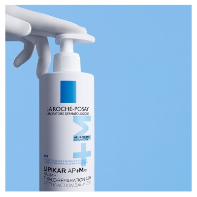 Balsam La Roche-Posay Lipikar AP+ Max cu Triplă Reparare 72H 400 ml