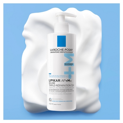 La Roche-Posay Lipikar AP+ Max Baume Triple-Réparation 72H 400 ml