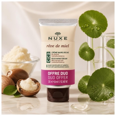 Nuxe Rêve de Miel Cica Crème Mains Riche Lot de 2 x 50 ml