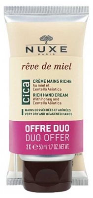 Nuxe Rêve de Miel Cica Crème Mains Riche Set di 2 x 50 ml