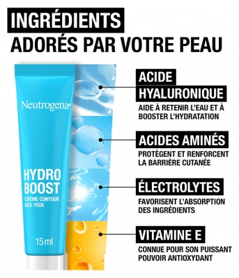 Neutrogena Hydro Boost Crème Contour des Yeux 15 ml