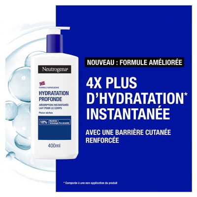 Neutrogena Hydratation Profonde Lait Corps Hydratant 400 ml