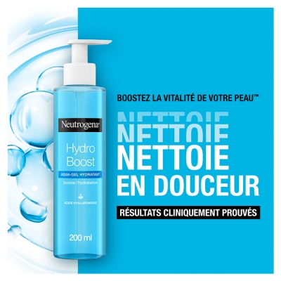 Neutrogena Hydro Boost Nettoyant Aqua-Gel Hydratant 200 ml