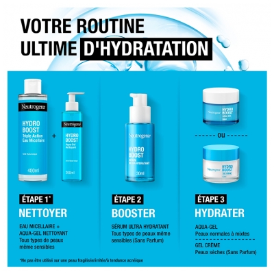 Neutrogena Hydro Boost Nettoyant Aqua-Gel Hydratant 200 ml