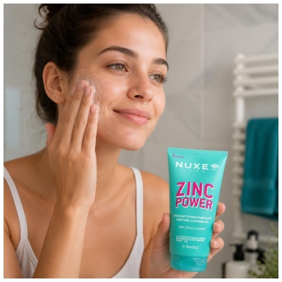 Nuxe Zinc Power Gelée Nettoyante Purifiante 150 ml