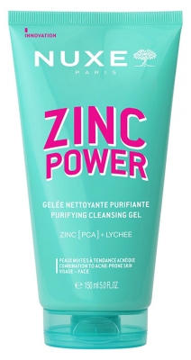 Nuxe Zink Power Gelée Nettoyante Purifiante 150 ml