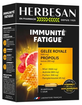 Herbesan Immunität Müdigkeit 20 Ampullen
