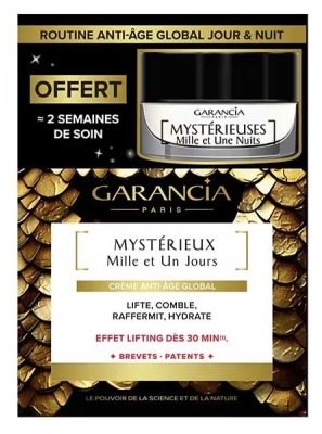 Garancia Mystérieux Mille et Un Jours Anti-Ageing Day Cream 30 ml + Mystérieuse s Mille et Une Nuits Anti-Ageing Night Cream 10 ml Free