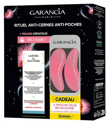 Garancia Larmes de Fantôme 10 ml + 2 Patchs Yeux en Silicone Réutilisables Offert