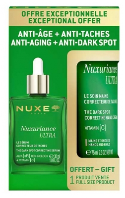 Nuxe Nuxuriance Ultra Le Sérum Correcteur de Taches 30 ml + Le Soin Mains Correcteur de Taches 75 ml Offerta