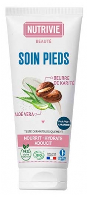 Nutrivie Barojošs un mitrinošs bio pēdu kopšanas līdzeklis 75 ml