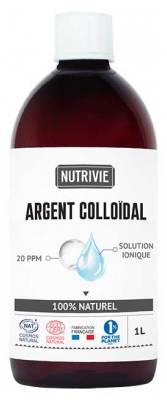 Aquasilice Silber Kolloidal 20 ppm 100% Natürlich 1 L