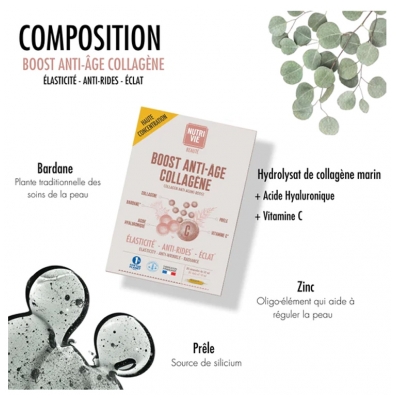 Nutrivie Boost Anti-Âge Collagène 20 Ampoules