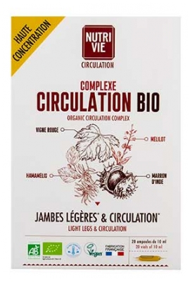 Nutrivie Komplexe Zirkulation Bio 20 Ampullen