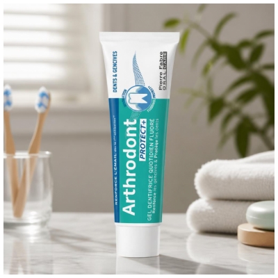 Arthrodont Protect + Daglig Fluortandkräm Gel 75 ml