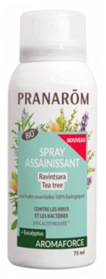 Pranarôm Aromaforce Spray Igienizzante Ravintsara Tea Tree Organic 75 ml