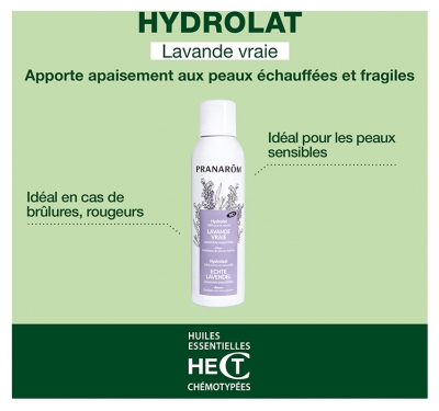 Pranarôm Hydrolat Lavande Vraie Bio 150 ml