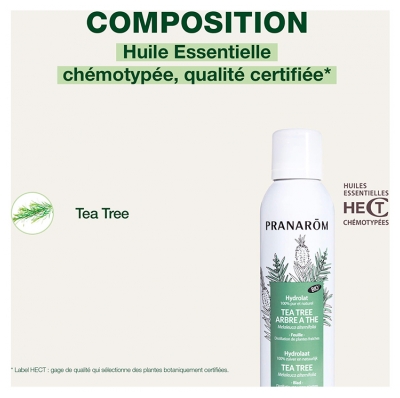Pranarôm Hydrolat Tea Tree Arbre à Thé Bio 150 ml