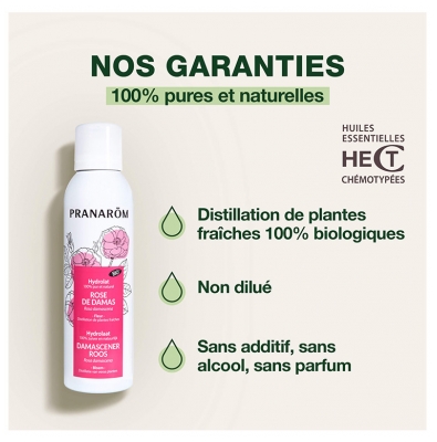 Pranarôm Hydrolat Rose De Damas Bio 150 ml
