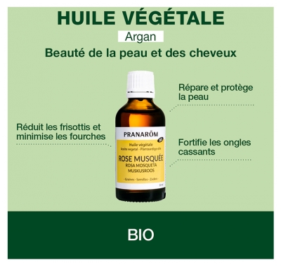 Pranarôm Huile Végétale Argan Bio 50 ml