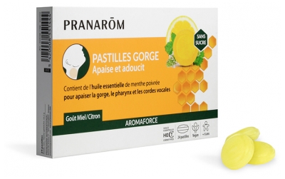 Pranarôm Aromaforce Pastilky na hrdlo 24 pastilek