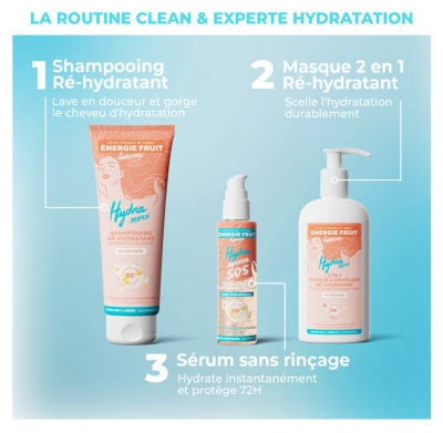 Energie Fruit Shampoing Hydratant à l'Huile de Monoï et Macadamia 250 ml