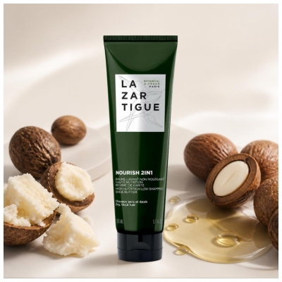 Lazartigue Nourish 2in1 Baume Lavant Non Moussant Haute Nutrition 150 ml