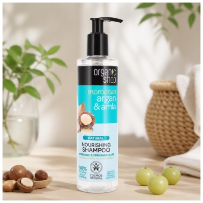Organic Shop Natürliches Nährendes Shampoo Argan 280 ml