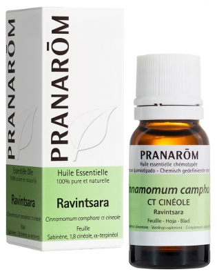Pranarôm Ravintsara Essential Oil (Cinnamomum Camphora CT Cineole) 10 ml