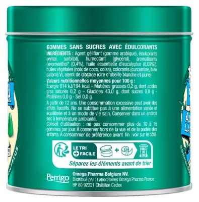 Valda Gominolas Sin Azúcar Sabor Menta Eucalipto 140 g