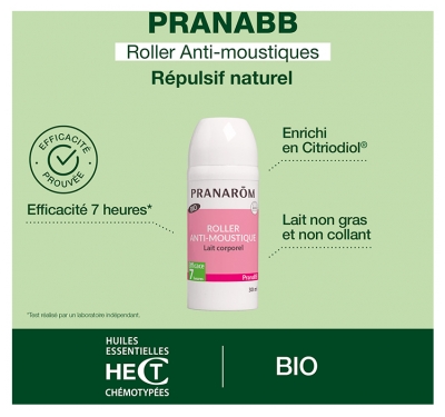 Pranarôm PranaBB Roller Anti-Moustique Bio 30 ml