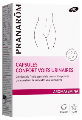 Pranarôm Aromafemina Organic Urinary Tracts Comfort Capsules 30 Capsules