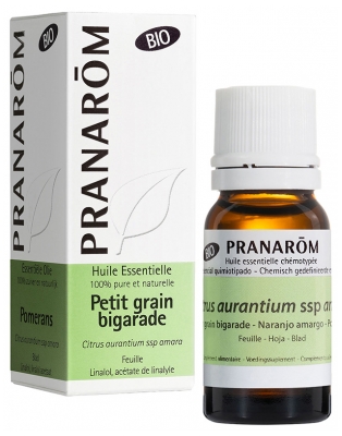 Pranarôm Petit Grain Bigarade (Citrus aurantium ssp amara) Luomu Eteerinen Öljy 10 ml