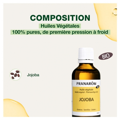 Pranarôm Huile Végétale Jojoba Bio 50 ml