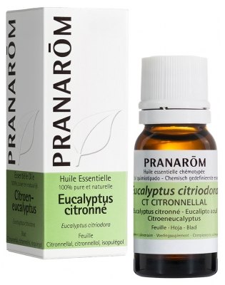 Ulei Esențial de Eucalipt Lămâios (Eucalyptus citriodora) Pranarôm 10 ml