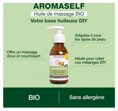 Pranarôm Huile de Massage Base Neutre Bio 100 ml
