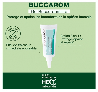 Pranarôm Buccarom Gel Buccal Hygiène Bucco-Dentaire 15 ml